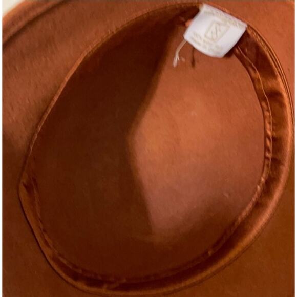 Adora Vintage Style Wool Cloche In Rust - Picture 6 of 6